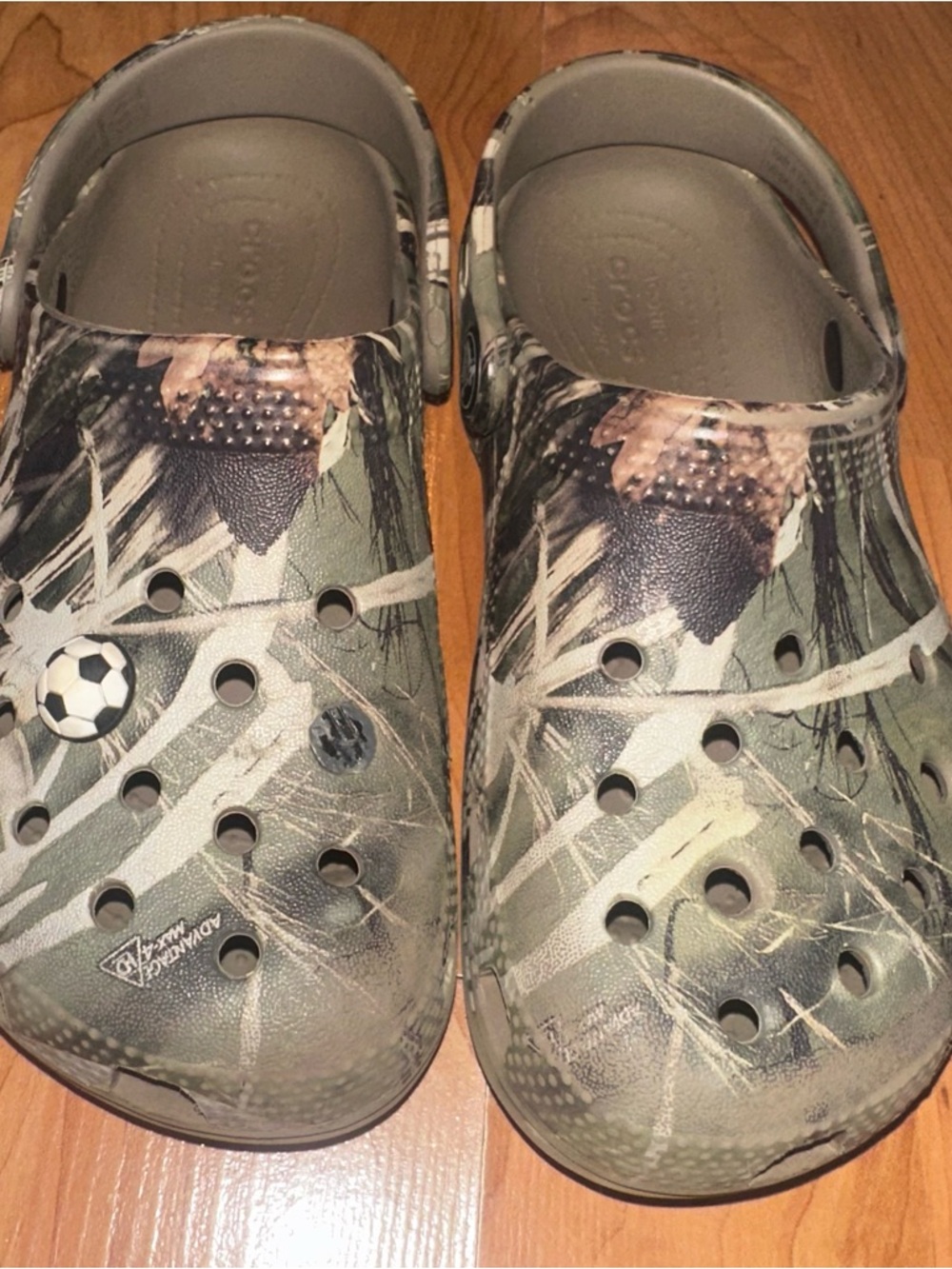 CROCS Kids Camouflage Slip-On Clogs